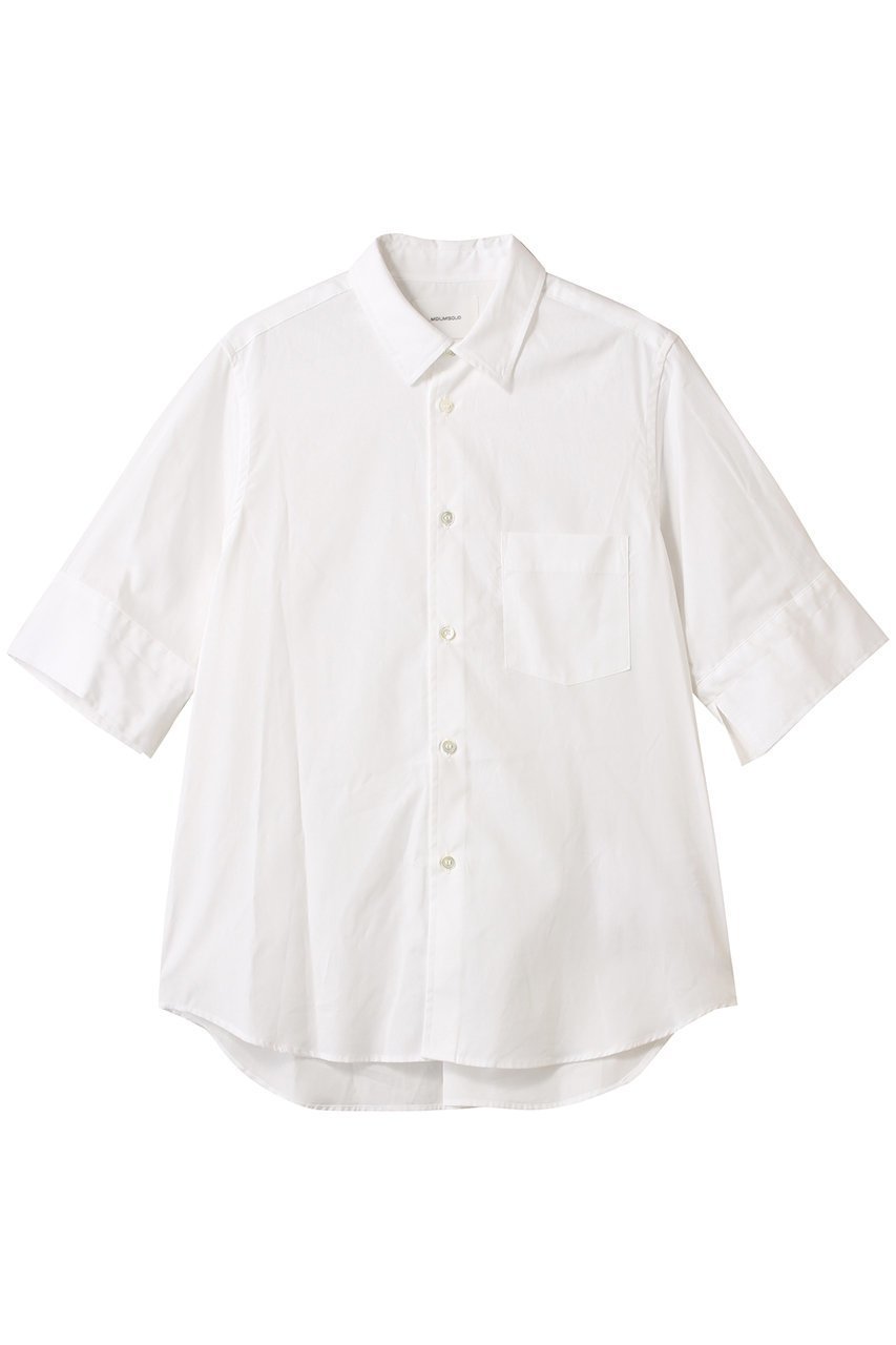 【ミディウミソリッド/MIDIUMISOLID】のh/slv shirt.M シャツ インテリア・キッズ・メンズ・レディースファッション・服の通販 founy(ファニー) 　ファッション　Fashion　レディースファッション　WOMEN　トップス・カットソー　Tops/Tshirt　シャツ/ブラウス　Shirts/Blouses　ショート　Short　スリーブ　Sleeve　NEW・新作・新着・新入荷　New Arrivals　off white|ID: prp329100004556763 ipo3291000000032208065