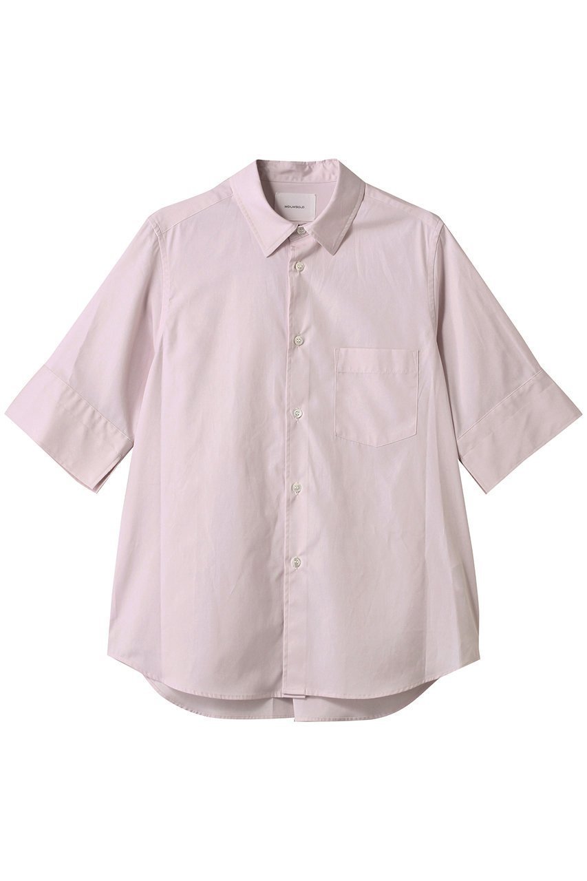 【ミディウミソリッド/MIDIUMISOLID】のh/slv shirt.M シャツ インテリア・キッズ・メンズ・レディースファッション・服の通販 founy(ファニー) 　ファッション　Fashion　レディースファッション　Fashion for Women　トップス・カットソー　Cut & Sew Tops　シャツ・ブラウス・オフィスカジュアル　Elegant Blouses & Button-Ups　ショート　Short, Short Length　スリーブ　Sleeve, Long Sleeve / Short Sleeve　pink|ID: prp329100004556763 ipo3291000000035412255