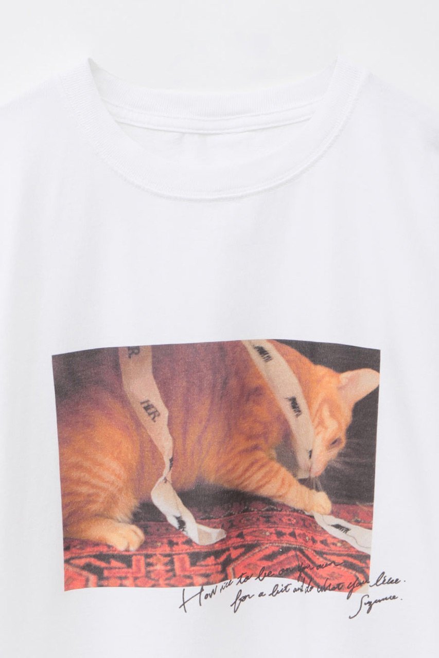 【ハー/HER.】の【5/29 12:00販売開始】Suzume Tee/02 Tシャツ 人気、トレンドファッション・服の通販 founy(ファニー) 　ファッション　Fashion　レディースファッション　WOMEN　トップス・カットソー　Tops/Tshirt　シャツ/ブラウス　Shirts/Blouses　ロング / Tシャツ　T-Shirts　カットソー　Cut and Sewn　ショート　Short　スリーブ　Sleeve　ヴィンテージ　Vintage　NEW・新作・新着・新入荷　New Arrivals　猫　Cat　other-2|ID: prp329100004557882 ipo3291000000032219658