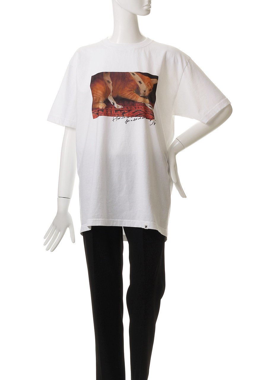 【ハー/HER.】のSuzume Tee/02 Tシャツ 人気、トレンドファッション・服の通販 founy(ファニー) 　ファッション　Fashion　レディースファッション　Fashion for Women　トップス・カットソー　Cut & Sew Tops　シャツ・ブラウス・オフィスカジュアル　Elegant Blouses & Button-Ups　ロングTシャツ・Tシャツ　Longline T-Shirts & Tees　カットソー・ベーシックTシャツ　Cut-and-Sewn Tops / Stretch Tees & Basics　ショート　Short, Short Length　スリーブ　Sleeve, Long Sleeve / Short Sleeve　ヴィンテージ　Vintage Style　猫　Cat, Kitty　other-2|ID: prp329100004557882 ipo3291000000032813898