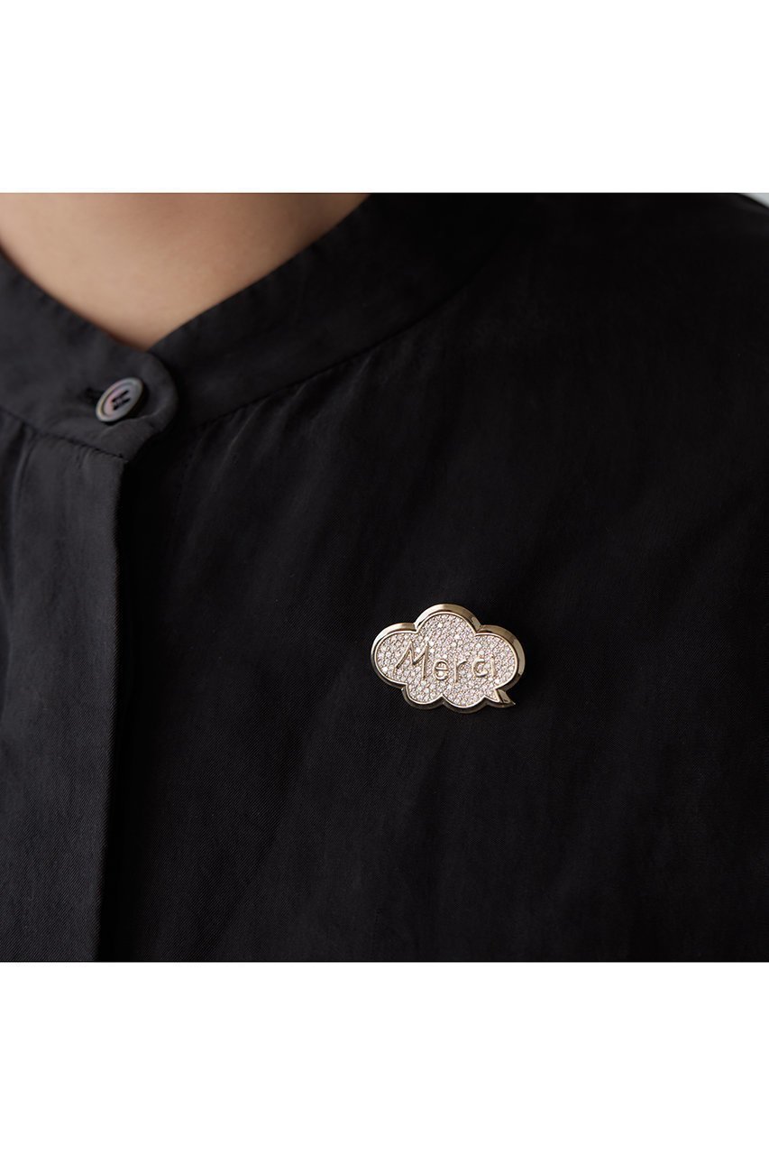 【オールニーク/ALLNIQUE】の【受注生産】【Playful Moko Kobayashi】 Merci ダイヤモンド ブローチ&チャーム(2WAY) 人気、トレンドファッション・服の通販 founy(ファニー) 　ファッション　Fashion　レディースファッション　Fashion for Women　ジュエリー　Jewelry　コレクション　Collection, Seasonal Line　スカーフ　Scarf, Neckwear　ダイヤモンド　Diamond, Brilliant Cut　チェーン　Chain, Chain Strap　チャーム　Charm, Pendant　ブローチ　Brooch, Pin Brooch　モチーフ　Motif, Design Theme　ワンポイント　One Point, Statement Accent　人気　Popular, Best Seller　other-2|ID: prp329100004557901 ipo3291000000035955190