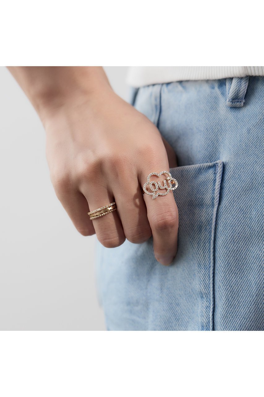 【オールニーク/ALLNIQUE】の【受注生産】【Playful Moko Kobayashi】 Oui ダイヤモンド リング 人気、トレンドファッション・服の通販 founy(ファニー) 　ファッション　Fashion　レディースファッション　Fashion for Women　ジュエリー　Jewelry　コレクション　Collection, Seasonal Line　ダイヤモンド　Diamond, Brilliant Cut　モチーフ　Motif, Design Theme　人気　Popular, Best Seller　other-5|ID: prp329100004557903 ipo3291000000035955205