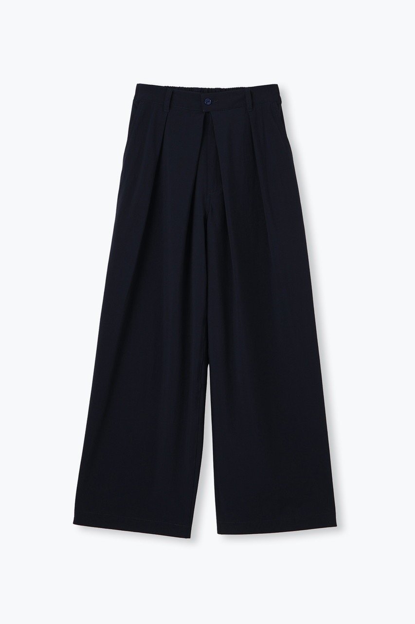 【レリル/lelill】のハイテクタックワイドPT インテリア・キッズ・メンズ・レディースファッション・服の通販 founy(ファニー) 　ファッション　Fashion　レディースファッション　WOMEN　パンツ　Pants　トレンド　Trend　フロント　Front　ワイド　Wide　NEW・新作・新着・新入荷　New Arrivals　ネイビー|ID: prp329100004557915 ipo3291000000032219997