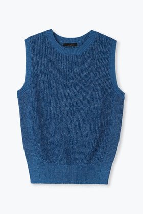 【レリル/lelill】 リサイクルPEギマベスト人気、トレンドファッション・服の通販 founy(ファニー) ファッション Fashion レディースファッション Fashion for Women トップス・カットソー Cut & Sew Tops ニット Knit Tops & Sweaters ベスト&ジレ / 重ね着スタイル Vests & Gilets カジュアルプルオーバー・ニットトップス Pullovers & Knit Tops / Casual Pullovers 夏 Summer |ID:prp329100004557916