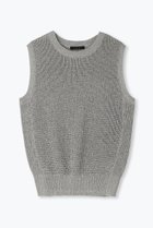 【レリル/lelill】のリサイクルPEギマベスト 人気、トレンドファッション・服の通販 founy(ファニー) ファッション Fashion レディースファッション Fashion for Women トップス・カットソー Cut & Sew Tops ニット Knit Tops & Sweaters ベスト&ジレ / 重ね着スタイル Vests & Gilets カジュアルプルオーバー・ニットトップス Pullovers & Knit Tops / Casual Pullovers 夏 Summer thumbnail グレー|ID: prp329100004557916 ipo3291000000036003188