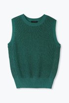 【レリル/lelill】のリサイクルPEギマベスト 人気、トレンドファッション・服の通販 founy(ファニー) ファッション Fashion レディースファッション Fashion for Women トップス・カットソー Cut & Sew Tops ニット Knit Tops & Sweaters ベスト&ジレ / 重ね着スタイル Vests & Gilets カジュアルプルオーバー・ニットトップス Pullovers & Knit Tops / Casual Pullovers 夏 Summer thumbnail グリーン|ID: prp329100004557916 ipo3291000000036905991