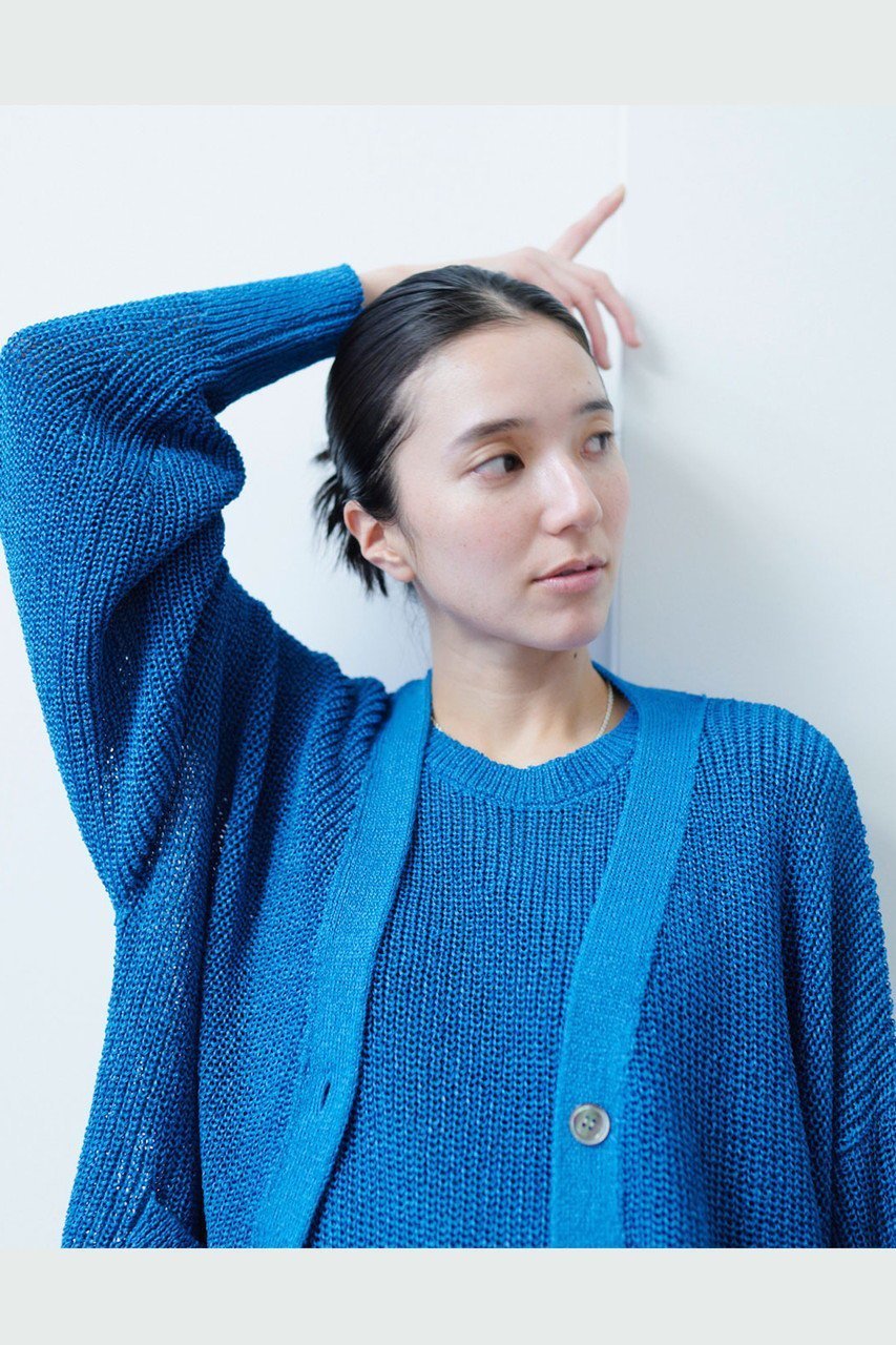 【レリル/lelill】のリサイクルPEギマカーデ 人気、トレンドファッション・服の通販 founy(ファニー) 　ファッション　Fashion　レディースファッション　Fashion for Women　トップス・カットソー　Cut & Sew Tops　ニット　Knit Tops & Sweaters　カーディガン・羽織り　Layered Style Cardigans　カーディガン　Cardigan, Knitwear　夏　Summer　other-7|ID: prp329100004557917 ipo3291000000033769135