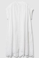 【ハウス オブ ロータス/HOUSE OF LOTUS】のシフリー刺繍シャツワンピース 人気、トレンドファッション・服の通販 founy(ファニー) ファッション Fashion レディースファッション WOMEN ワンピース Dress シャツワンピース Shirt Dresses チュニック Tunic ギャザー Gather スカラップ Scalloped チュニック Tunic ボタニカル Botanical レース Race ロング Long ワーク Work 半袖 Short Sleeve NEW・新作・新着・新入荷 New Arrivals 羽織 Haori |ID:prp329100004559119
