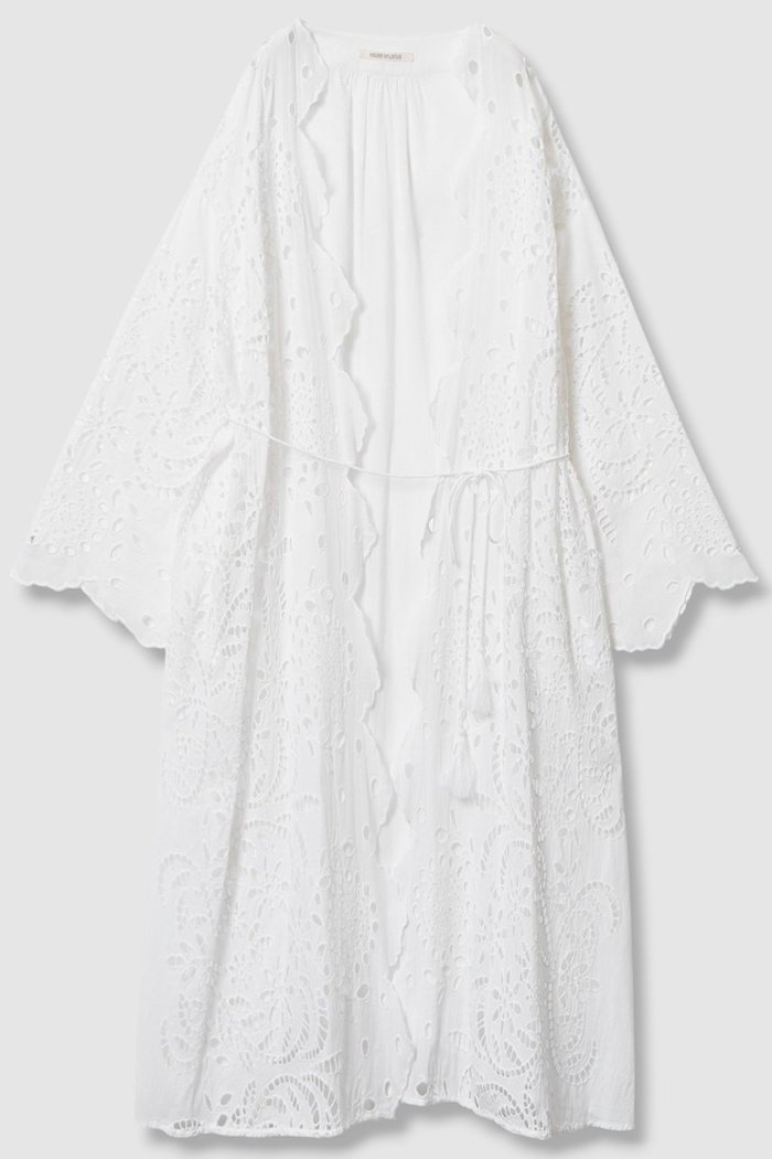 【ハウス オブ ロータス/HOUSE OF LOTUS】のシフリー刺繍ロングガウン インテリア・キッズ・メンズ・レディースファッション・服の通販 founy(ファニー) https://founy.com/ ファッション Fashion レディースファッション Fashion for Women トップス・カットソー Cut & Sew Tops シャツ・ブラウス・オフィスカジュアル Elegant Blouses & Button-Ups ガウン Gown, Robe シンプル Simple, Minimal スカラップ Scallop, Scalloped Edge スリーブ Sleeve, Long Sleeve / Short Sleeve タッセル Tassel, Fringe ボタニカル Botanical, Floral Pattern レース Lace, Lace Fabric ロング Long, Long-Length ワーク Workwear, Utility Style |ID: prp329100004559120 ipo3291000000034952344