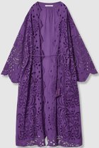 【ハウス オブ ロータス/HOUSE OF LOTUS】のシフリー刺繍ロングガウン 人気、トレンドファッション・服の通販 founy(ファニー) ファッション Fashion レディースファッション Fashion for Women トップス・カットソー Cut & Sew Tops シャツ・ブラウス・オフィスカジュアル Elegant Blouses & Button-Ups ガウン Gown, Robe シンプル Simple, Minimal スカラップ Scallop, Scalloped Edge スリーブ Sleeve, Long Sleeve / Short Sleeve タッセル Tassel, Fringe ボタニカル Botanical, Floral Pattern レース Lace, Lace Fabric ロング Long, Long-Length ワーク Workwear, Utility Style thumbnail パープル|ID: prp329100004559120 ipo3291000000034952348