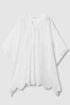 【ハウス オブ ロータス/HOUSE OF LOTUS】のシフリー刺繍ポンチョブラウス ホワイト|ID: prp329100004559121 ipo3291000000032232743