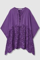 【ハウス オブ ロータス/HOUSE OF LOTUS】のシフリー刺繍ポンチョブラウス パープル|ID: prp329100004559121 ipo3291000000032232744
