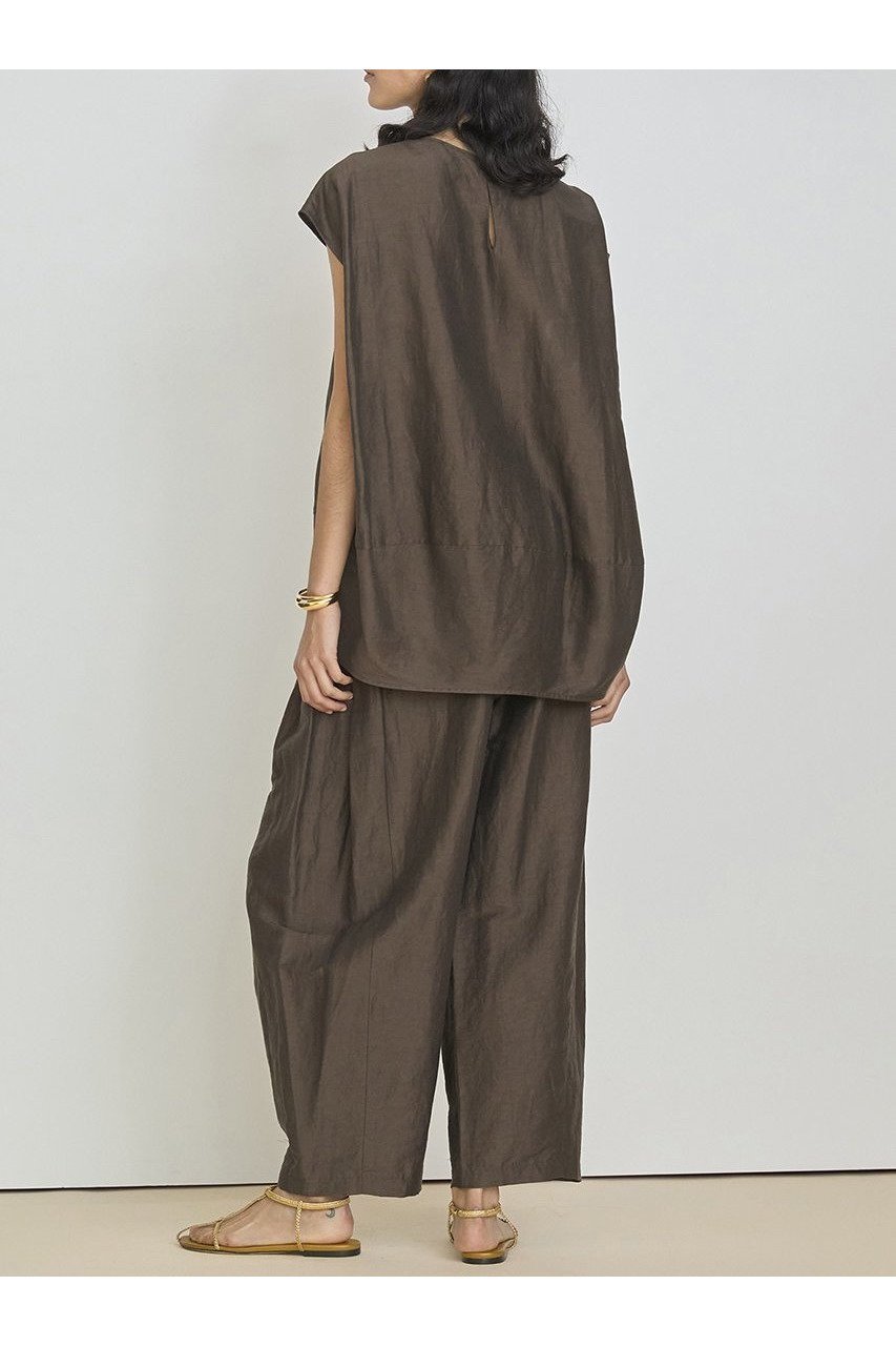 【ハウス オブ ロータス/HOUSE OF LOTUS】のスラブリネンバレルパンツ 人気、トレンドファッション・服の通販 founy(ファニー) 　ファッション　Fashion　レディースファッション　WOMEN　パンツ　Pants　タンブラー　Tumbler　フォルム　Form　ボックス　Box　リネン　Linen　リラックス　Relax　NEW・新作・新着・新入荷　New Arrivals　other-6|ID: prp329100004559123 ipo3291000000032232758