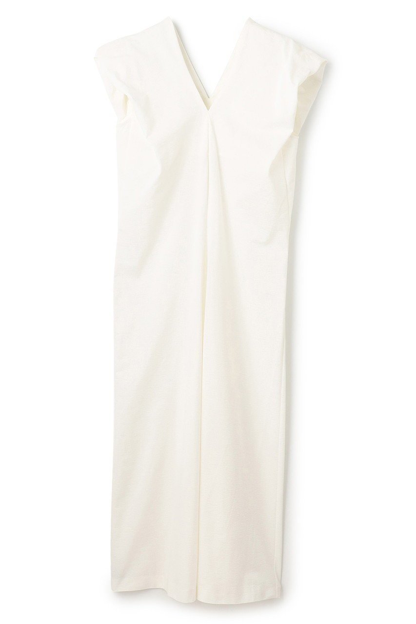 【ベイジ,/BEIGE,】の【5/28 12:00販売開始】SCALA / コットンリネンボリュームスリーブワンピース/ インテリア・キッズ・メンズ・レディースファッション・服の通販 founy(ファニー) 　ファッション　Fashion　レディースファッション　WOMEN　ワンピース　Dress　チュニック　Tunic　アクセサリー　Accessories　エレガント 上品　Elegant　シンプル　Simple　チュニック　Tunic　デコルテ　Decolletage　ロング　Long　White|ID: prp329100004559125 ipo3291000000032232772