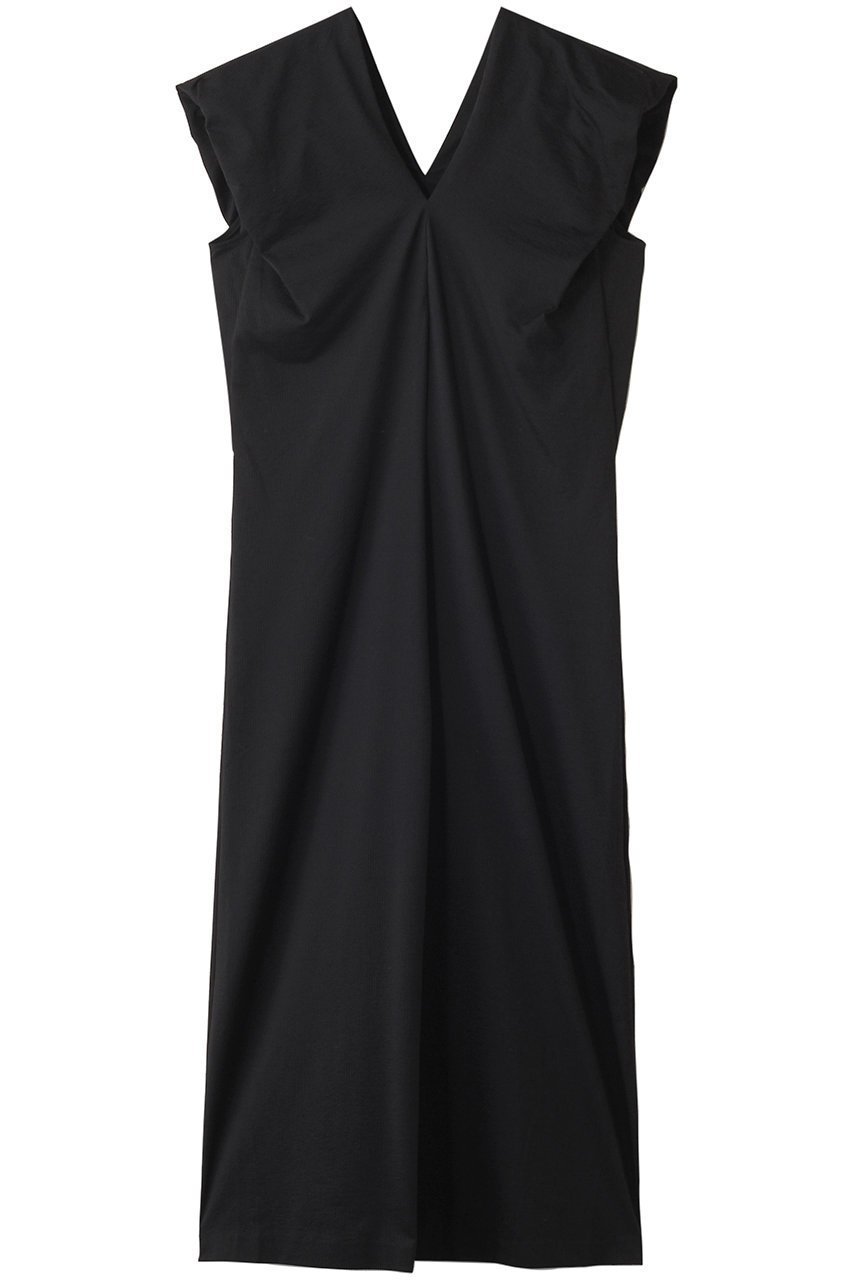 【ベイジ,/BEIGE,】のSCALA / コットンリネンボリュームスリーブワンピース/ インテリア・キッズ・メンズ・レディースファッション・服の通販 founy(ファニー) 　ファッション　Fashion　レディースファッション　Fashion for Women　ワンピース　Dresses　チュニック　Tunic Tops & Dresses　アクセサリー　Fashion Accessories　エレガント 上品　Elegant　シンプル　Simple, Minimal　チュニック　Tunic, Long Top　デコルテ　Décolleté, Neckline　ロング　Long, Long-Length　Black|ID: prp329100004559125 ipo3291000000035612944