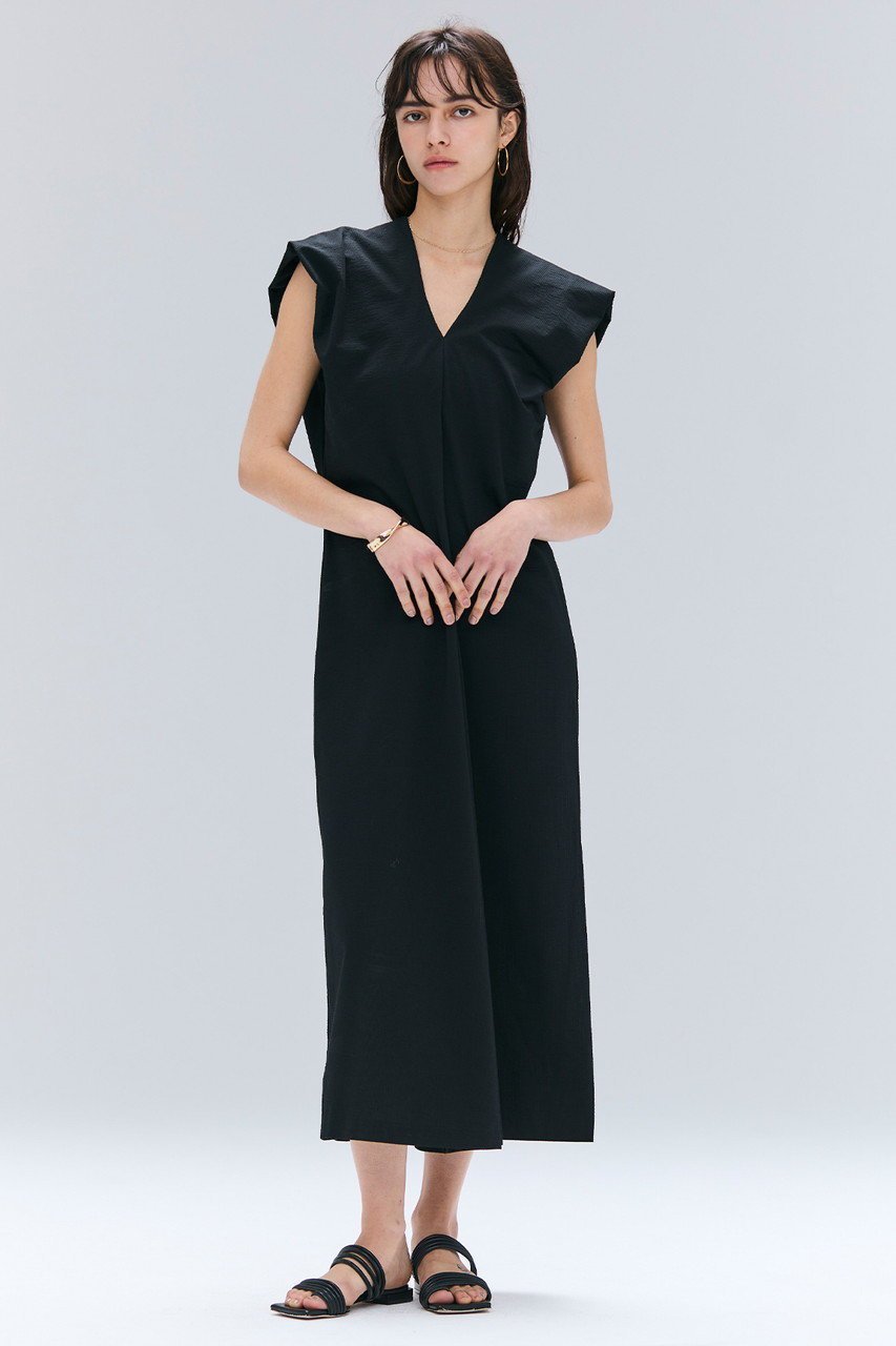 【ベイジ,/BEIGE,】のSCALA / コットンリネンボリュームスリーブワンピース/ 人気、トレンドファッション・服の通販 founy(ファニー) 　ファッション　Fashion　レディースファッション　Fashion for Women　ワンピース　Dresses　チュニック　Tunic Tops & Dresses　アクセサリー　Fashion Accessories　エレガント 上品　Elegant　シンプル　Simple, Minimal　チュニック　Tunic, Long Top　デコルテ　Décolleté, Neckline　ロング　Long, Long-Length　other-6|ID: prp329100004559125 ipo3291000000035612949