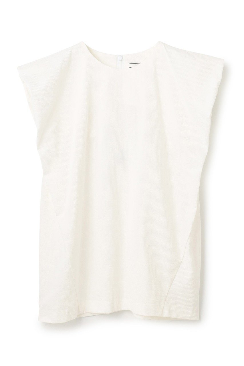 【ベイジ,/BEIGE,】の【5/28 12:00販売開始】SCALA / コットンリネンボリュームスリーブトップス/ インテリア・キッズ・メンズ・レディースファッション・服の通販 founy(ファニー) 　ファッション　Fashion　レディースファッション　WOMEN　トップス・カットソー　Tops/Tshirt　シャツ/ブラウス　Shirts/Blouses　ボリュームスリーブ / フリル袖　Volume Sleeve　ショート　Short　シンプル　Simple　ストレート　Straight　スリーブ　Sleeve　デニム　Denim　フェミニン　Feminine　White|ID: prp329100004559126 ipo3291000000032232779