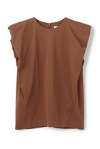 【ベイジ,/BEIGE,】の【5/28 12:00販売開始】SCALA / コットンリネンボリュームスリーブトップス/ 人気、トレンドファッション・服の通販 founy(ファニー) ファッション Fashion レディースファッション WOMEN トップス・カットソー Tops/Tshirt シャツ/ブラウス Shirts/Blouses ボリュームスリーブ / フリル袖 Volume Sleeve ショート Short シンプル Simple ストレート Straight スリーブ Sleeve デニム Denim フェミニン Feminine thumbnail Brown|ID: prp329100004559126 ipo3291000000032232780