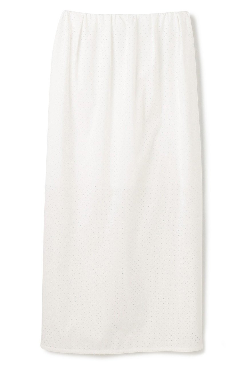 【ベイジ,/BEIGE,】の【5/28 12:00販売開始】PICCOLO / パンチングドットIラインスカート/ インテリア・キッズ・メンズ・レディースファッション・服の通販 founy(ファニー) 　ファッション　Fashion　レディースファッション　WOMEN　スカート　Skirt　ロングスカート　Long Skirt　エアリー　Airy　ギャザー　Gather　ロング　Long　エレガント 上品　Elegant　夏　Summer　春　Spring　S/S・春夏　Ss・Spring/Summer　White|ID: prp329100004559130 ipo3291000000032232809