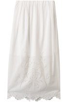 【ベイジ,/BEIGE,】のGALLERIA / コットンエンブロイダリーIラインスカート/ White|ID: prp329100004559132 ipo3291000000035701059