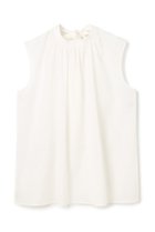 【ベイジ,/BEIGE,】の【5/28 12:00販売開始】BAC / コットンバックボウタイノースリーブブラウス/ White|ID:prp329100004559134