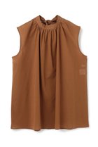 【ベイジ,/BEIGE,】の【5/28 12:00販売開始】BAC / コットンバックボウタイノースリーブブラウス/ Brown|ID:prp329100004559134