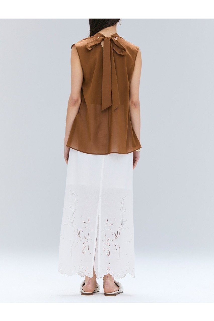 【ベイジ,/BEIGE,】のBAC / コットンバックボウタイノースリーブブラウス/ 人気、トレンドファッション・服の通販 founy(ファニー) 　ファッション　Fashion　レディースファッション　WOMEN　トップス・カットソー　Tops/Tshirt　キャミソール / ノースリーブ　No Sleeves　シャツ/ブラウス　Shirts/Blouses　バッグ　Bag　インナー　Inner　エレガント 上品　Elegant　ジャケット　Jacket　ノースリーブ　No Sleeve　リボン　Ribbon　ビジネス 仕事 通勤　Business　NEW・新作・新着・新入荷　New Arrivals　other-3|ID: prp329100004559134 ipo3291000000032232845