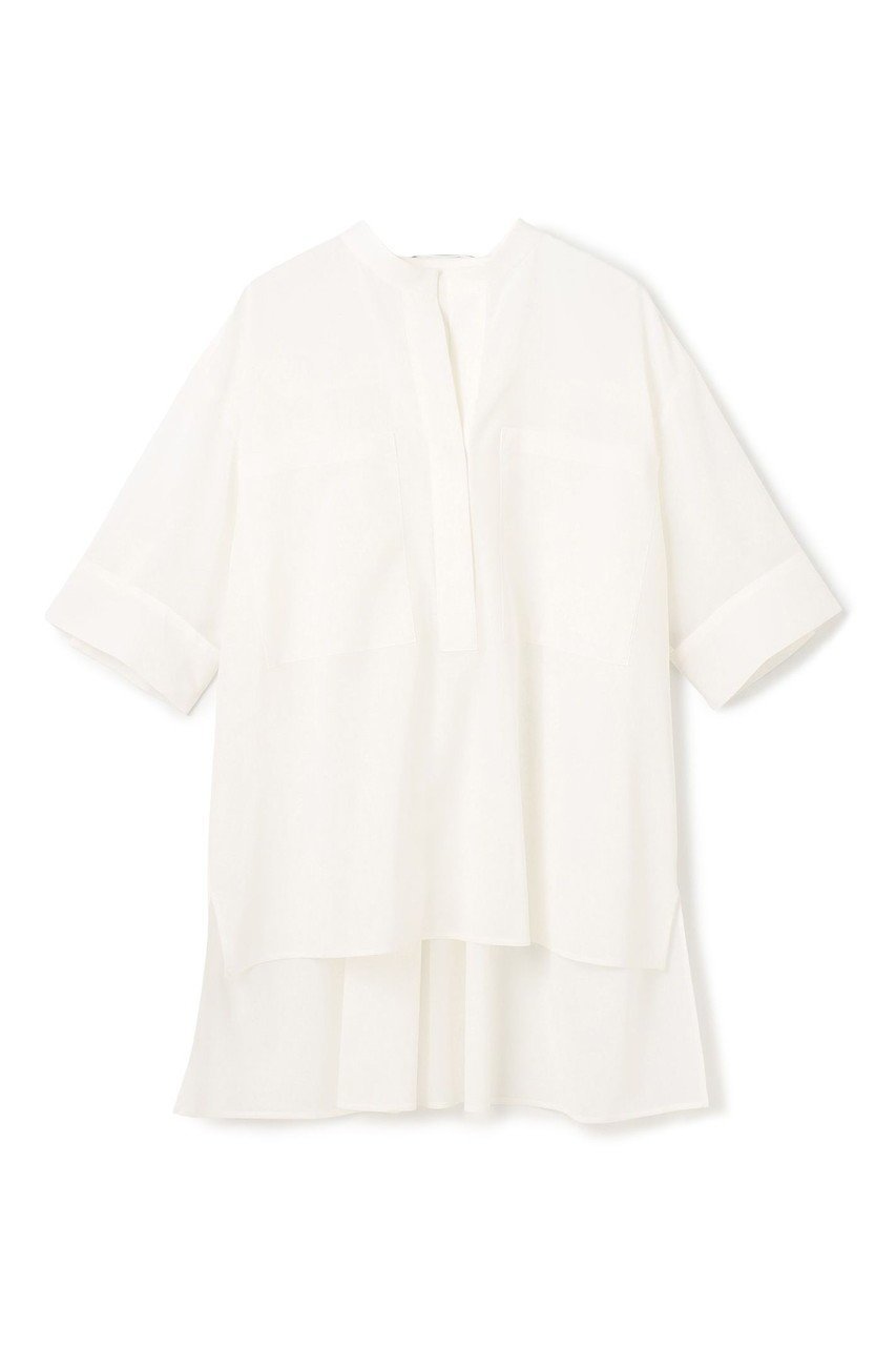 【ベイジ,/BEIGE,】の【5/28 12:00販売開始】BAC / コットンビックポケットスタンドカラーシャツ/ 人気、トレンドファッション・服の通販 founy(ファニー) 　ファッション　Fashion　レディースファッション　WOMEN　トップス・カットソー　Tops/Tshirt　シャツ/ブラウス　Shirts/Blouses　ギャザー　Gather　ショート　Short　スリーブ　Sleeve　ハーフ　Half　ポケット　Pocket　ミドル　Middle　リュクス　Luxe　ビジネス 仕事 通勤　Business　 other-1|ID: prp329100004559135 ipo3291000000032232847
