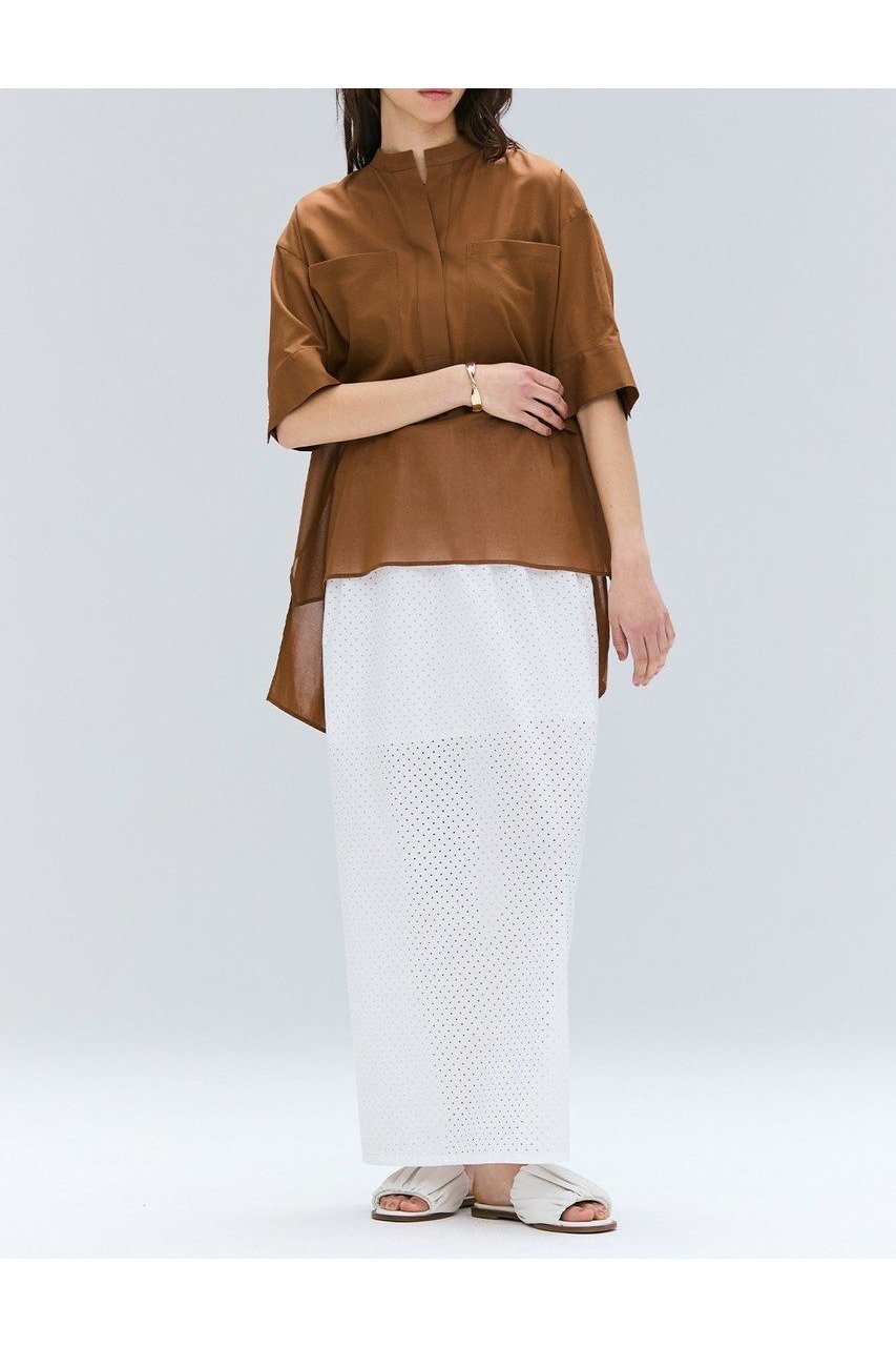 【ベイジ,/BEIGE,】の【5/28 12:00販売開始】BAC / コットンビックポケットスタンドカラーシャツ/ 人気、トレンドファッション・服の通販 founy(ファニー) 　ファッション　Fashion　レディースファッション　WOMEN　トップス・カットソー　Tops/Tshirt　シャツ/ブラウス　Shirts/Blouses　ギャザー　Gather　ショート　Short　スリーブ　Sleeve　ハーフ　Half　ポケット　Pocket　ミドル　Middle　リュクス　Luxe　ビジネス 仕事 通勤　Business　other-2|ID: prp329100004559135 ipo3291000000032232851