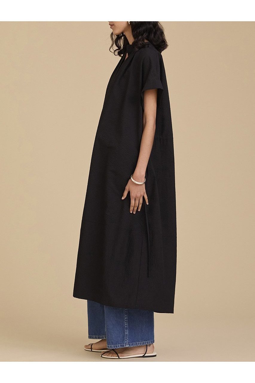 【ハウス オブ ロータス/HOUSE OF LOTUS】のサッカーギャザーワンピース 人気、トレンドファッション・服の通販 founy(ファニー) 　ファッション　Fashion　レディースファッション　WOMEN　ワンピース　Dress　チュニック　Tunic　おすすめ　Recommend　カフス　Cuffs　ギャザー　Gather　サッカー　Soccer　ストライプ　Stripe　チュニック　Tunic　ノースリーブ　No Sleeve　ロング　Long　NEW・新作・新着・新入荷　New Arrivals　other-2|ID: prp329100004559138 ipo3291000000032232876