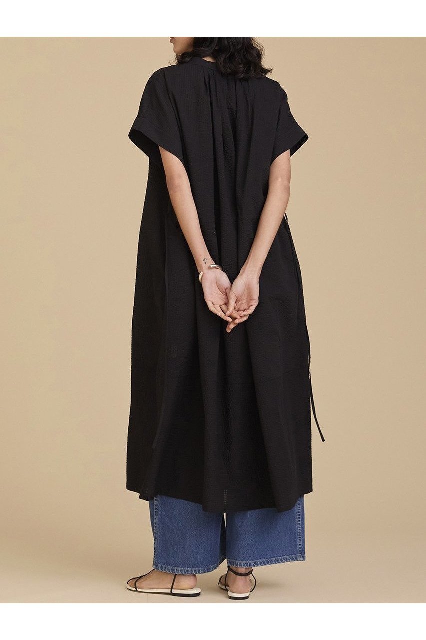 【ハウス オブ ロータス/HOUSE OF LOTUS】のサッカーギャザーワンピース 人気、トレンドファッション・服の通販 founy(ファニー) 　ファッション　Fashion　レディースファッション　WOMEN　ワンピース　Dress　チュニック　Tunic　おすすめ　Recommend　カフス　Cuffs　ギャザー　Gather　サッカー　Soccer　ストライプ　Stripe　チュニック　Tunic　ノースリーブ　No Sleeve　ロング　Long　NEW・新作・新着・新入荷　New Arrivals　other-3|ID: prp329100004559138 ipo3291000000032232877