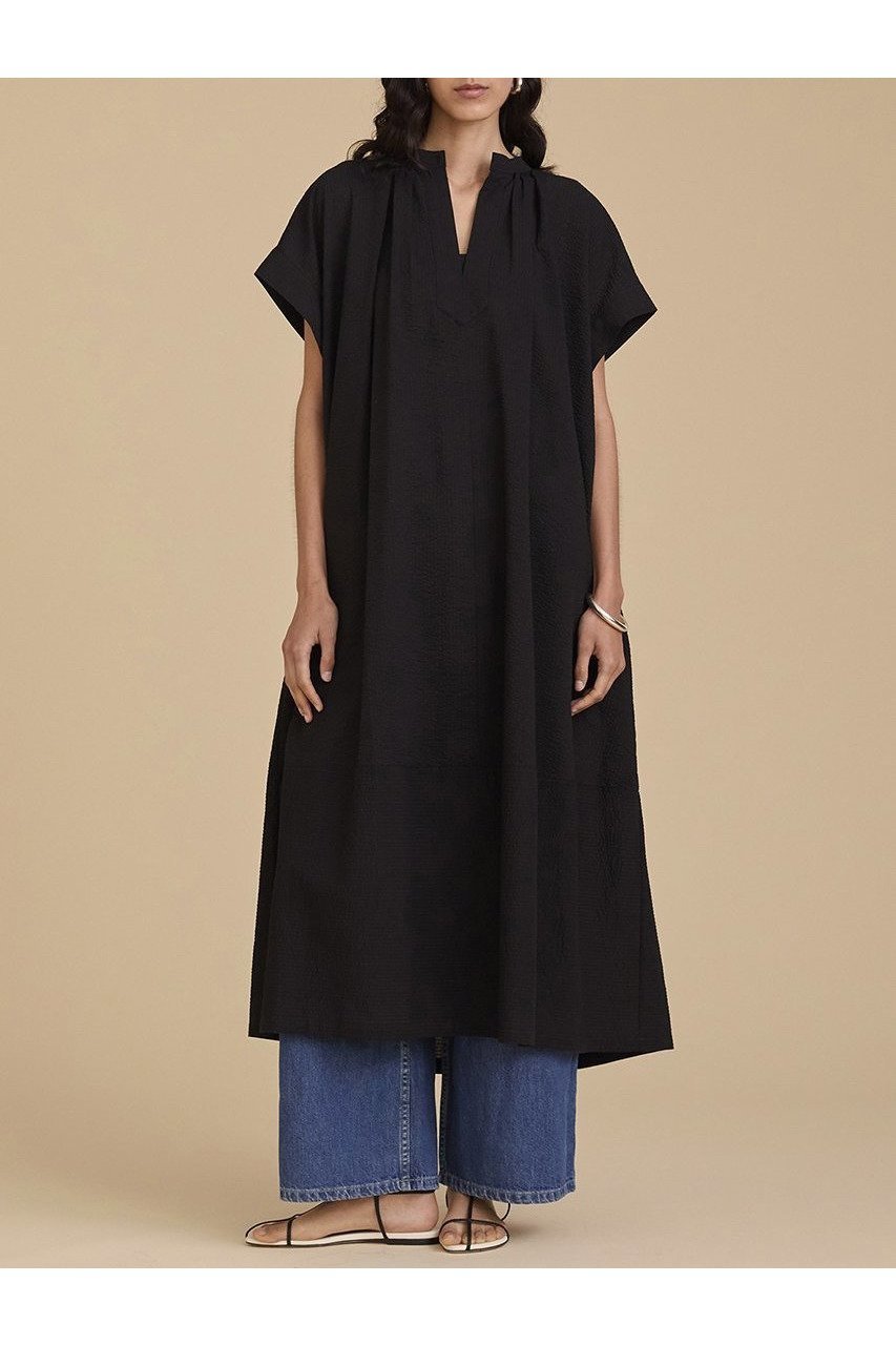 【ハウス オブ ロータス/HOUSE OF LOTUS】のサッカーギャザーワンピース 人気、トレンドファッション・服の通販 founy(ファニー) 　ファッション　Fashion　レディースファッション　WOMEN　ワンピース　Dress　チュニック　Tunic　おすすめ　Recommend　カフス　Cuffs　ギャザー　Gather　サッカー　Soccer　ストライプ　Stripe　チュニック　Tunic　ノースリーブ　No Sleeve　ロング　Long　NEW・新作・新着・新入荷　New Arrivals　other-4|ID: prp329100004559138 ipo3291000000032232878
