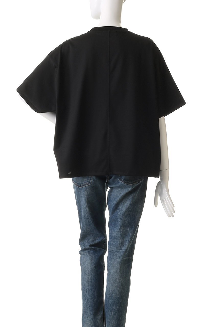 【ウィムガゼット/Whim Gazette】のクルーコットンジャージープルオーバー 人気、トレンドファッション・服の通販 founy(ファニー) 　ファッション　Fashion　レディースファッション　Fashion for Women　トップス・カットソー　Cut & Sew Tops　シャツ・ブラウス・オフィスカジュアル　Elegant Blouses & Button-Ups　ロングTシャツ・Tシャツ　Longline T-Shirts & Tees　カジュアルプルオーバー・ニットトップス　Pullovers & Knit Tops / Casual Pullovers　カットソー・ベーシックTシャツ　Cut-and-Sewn Tops / Stretch Tees & Basics　カットソー　Cut and Sewn Top　クール　Cool, Chic　ショート　Short, Short Length　シンプル　Simple, Minimal　スリーブ　Sleeve, Long Sleeve / Short Sleeve　エレガント 上品　Elegant　半袖　Short Sleeve, Half Sleeve　other-4|ID: prp329100004559139 ipo3291000000032814072