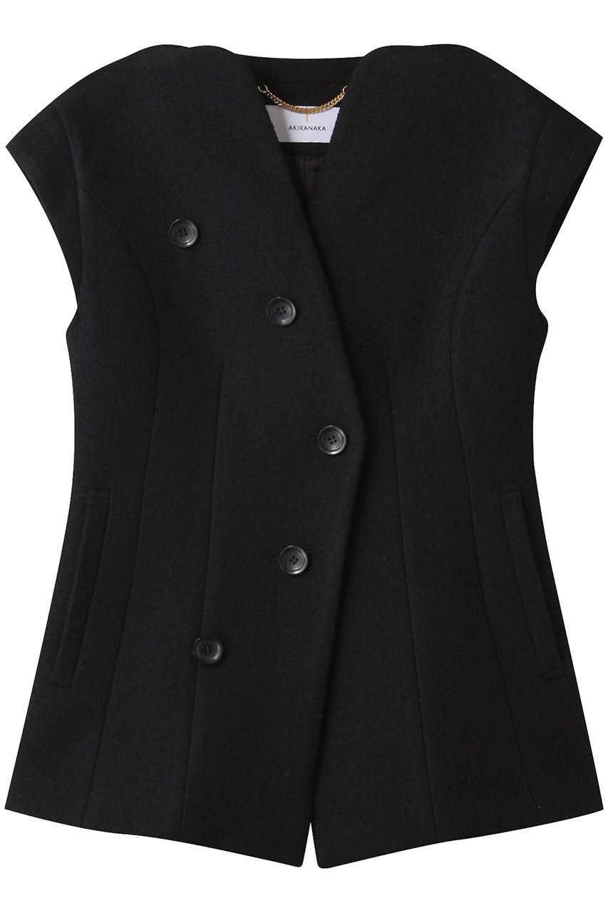 【アキラナカ/AKIRANAKA】のSesilia ジャケット インテリア・キッズ・メンズ・レディースファッション・服の通販 founy(ファニー) 　ファッション　Fashion　レディースファッション　WOMEN　アウター　Coat Outerwear　ジャケット　Jackets　2025年　2025　ジャケット　Jacket　フレア　Flare　ベスト　Vest　エレガント 上品　Elegant　A/W・秋冬　Aw・Autumn/Winter・Fw・Fall-Winter　ブラック|ID: prp329100004559140 ipo3291000000032232887