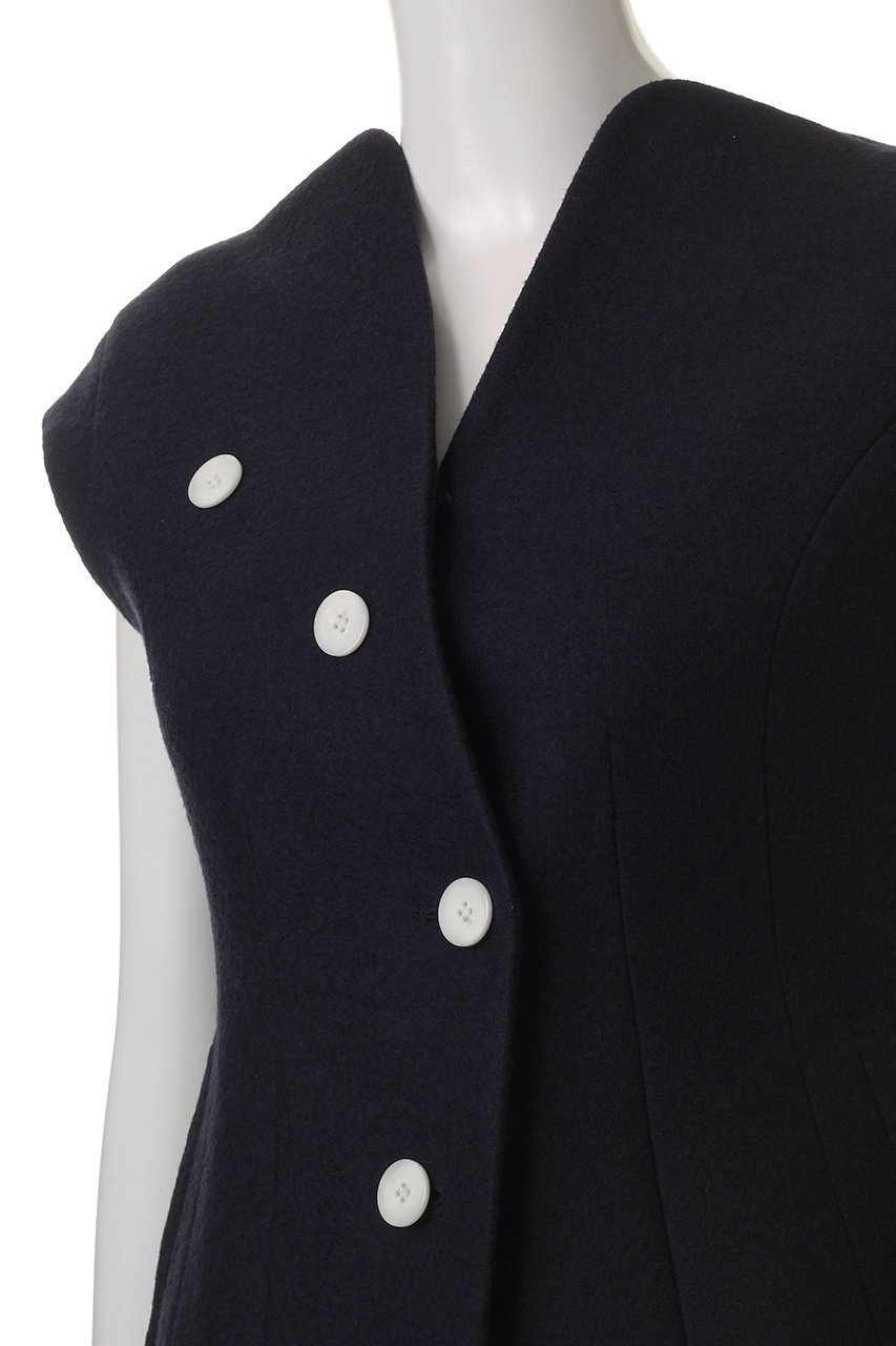 【アキラナカ/AKIRANAKA】のSesilia ジャケット 人気、トレンドファッション・服の通販 founy(ファニー) ファッション Fashion レディースファッション Fashion for Women アウター Coat / Outerwear Collection レディースジャケット・軽アウター Jackets ジャケット Jacket, Outerwear フレア Flare, Flared ベスト Vest, Waistcoat エレガント 上品 Elegant other-5|ID: prp329100004559140 ipo3291000000035488210