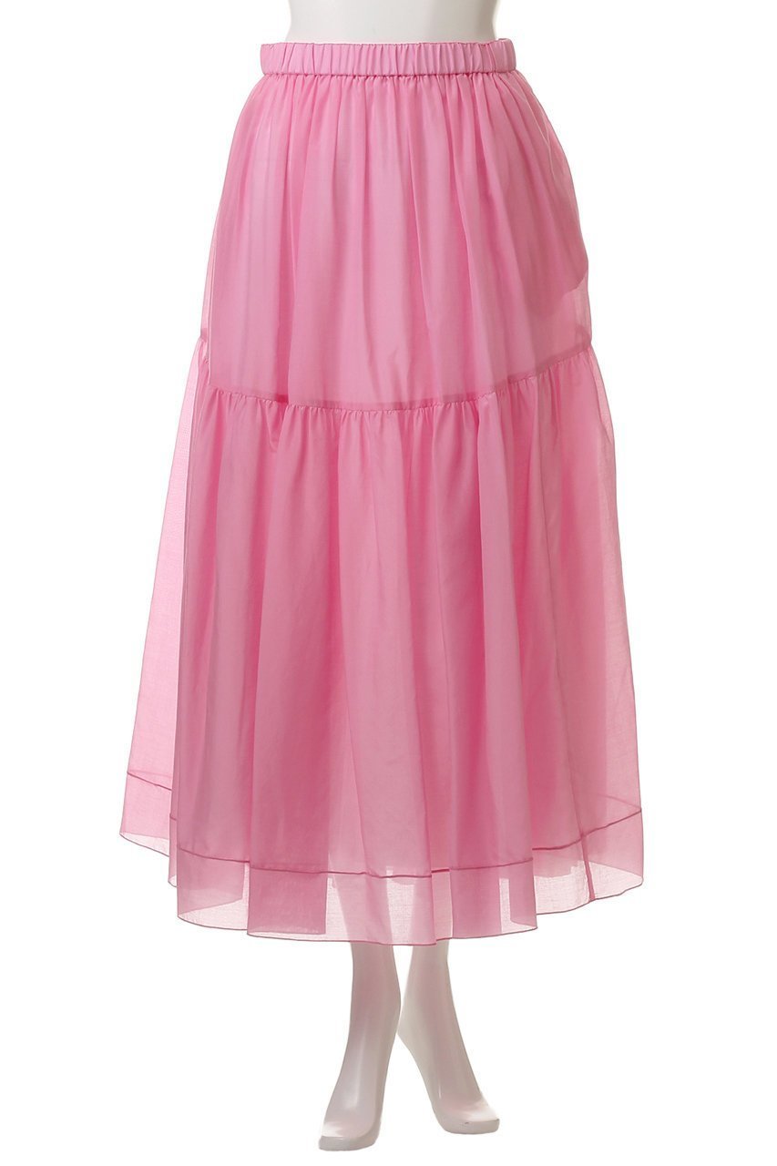 【ジェイドット/j.】のシルクコットンティアードスカート 人気、トレンドファッション・服の通販 founy(ファニー) 　ファッション　Fashion　レディースファッション　WOMEN　スカート　Skirt　ティアードスカート　Tiered Skirts　ロングスカート　Long Skirt　ギャザー　Gather　シルク　Silk　ロング　Long　NEW・新作・新着・新入荷　New Arrivals　other-2|ID: prp329100004559143 ipo3291000000032232915