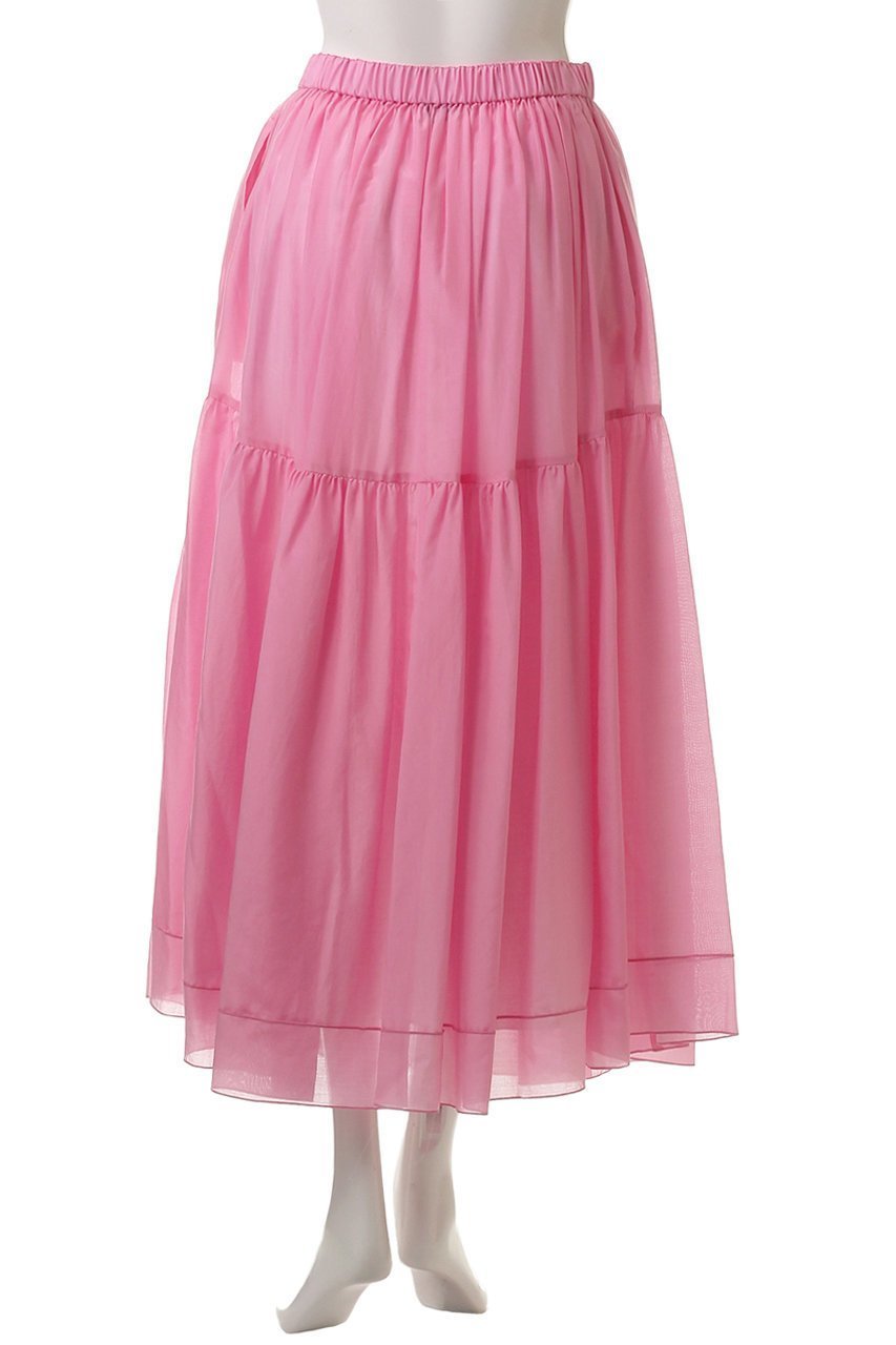 【ジェイドット/j.】のシルクコットンティアードスカート 人気、トレンドファッション・服の通販 founy(ファニー) 　ファッション　Fashion　レディースファッション　WOMEN　スカート　Skirt　ティアードスカート　Tiered Skirts　ロングスカート　Long Skirt　ギャザー　Gather　シルク　Silk　ロング　Long　NEW・新作・新着・新入荷　New Arrivals　other-4|ID: prp329100004559143 ipo3291000000032232917