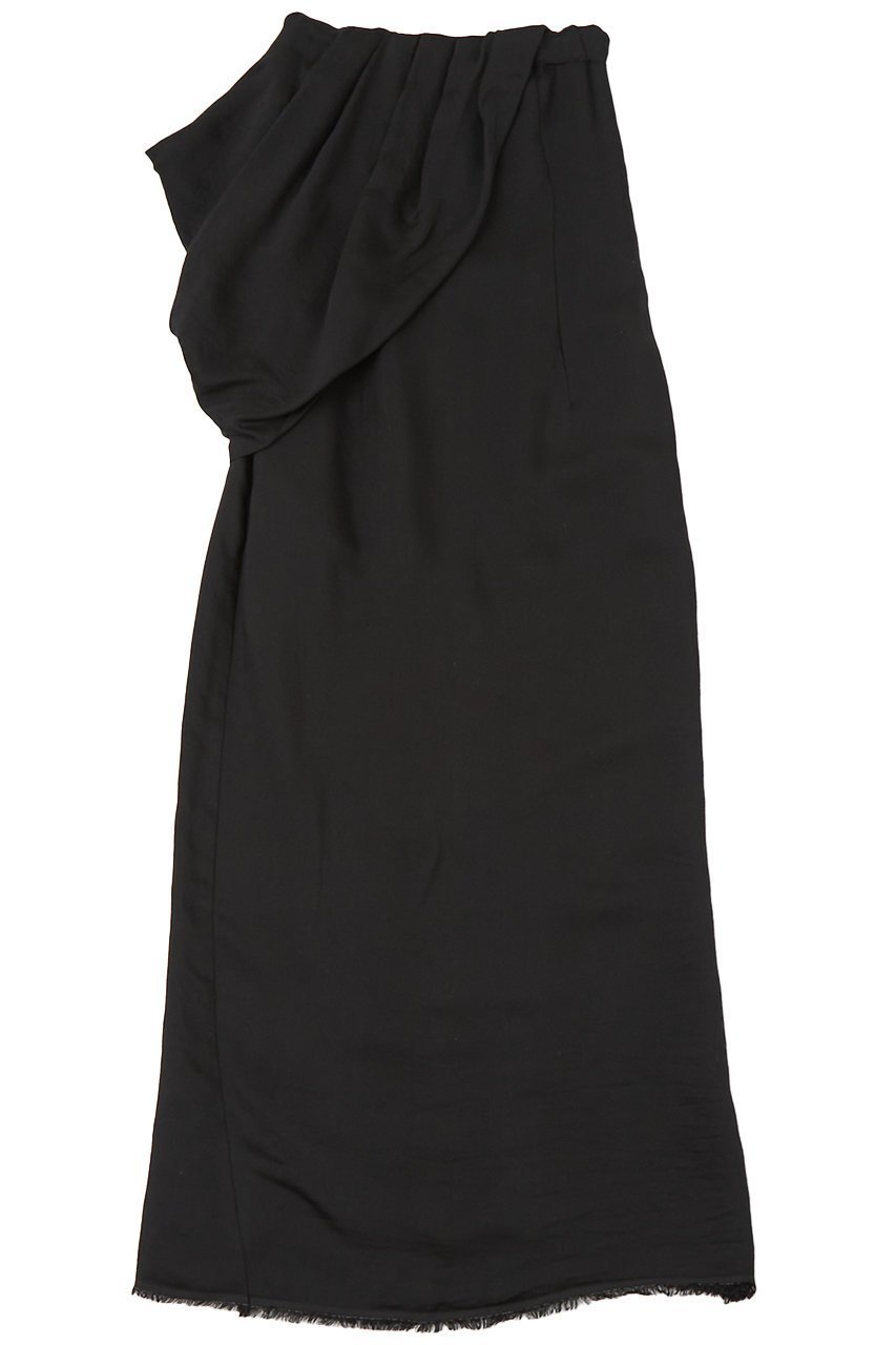 【ザ ストア バイ シー/THE STORE by C】のドレーピングドレス インテリア・キッズ・メンズ・レディースファッション・服の通販 founy(ファニー) 　ファッション　Fashion　レディースファッション　WOMEN　ワンピース　Dress　ドレス　Party Dresses　チュニック　Tunic　おすすめ　Recommend　エレガント 上品　Elegant　シルク　Silk　ジャケット　Jacket　チュニック　Tunic　ドレス　Dress　ドレープ　Drape　フランス　France　ロング　Long　NEW・新作・新着・新入荷　New Arrivals　ブラック|ID: prp329100004559146 ipo3291000000032232941