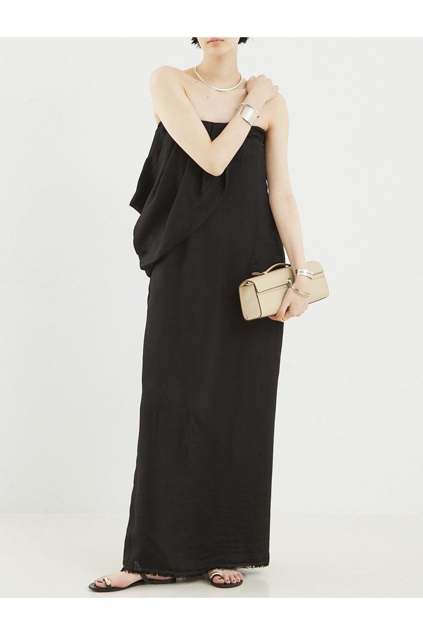 【ザ ストア バイ シー/THE STORE by C】のドレーピングドレス 人気、トレンドファッション・服の通販 founy(ファニー) 　ファッション　Fashion　レディースファッション　WOMEN　ワンピース　Dress　ドレス　Party Dresses　チュニック　Tunic　おすすめ　Recommend　エレガント 上品　Elegant　シルク　Silk　ジャケット　Jacket　チュニック　Tunic　ドレス　Dress　ドレープ　Drape　フランス　France　ロング　Long　NEW・新作・新着・新入荷　New Arrivals　other-6|ID: prp329100004559146 ipo3291000000032232946