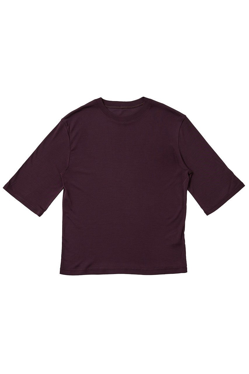 【ザ ストア バイ シー/THE STORE by C】のウォッシャブルシルクTee 人気、トレンドファッション・服の通販 founy(ファニー) 　ファッション　Fashion　レディースファッション　WOMEN　トップス・カットソー　Tops/Tshirt　シャツ/ブラウス　Shirts/Blouses　ロング / Tシャツ　T-Shirts　カットソー　Cut and Sewn　エレガント 上品　Elegant　ショート　Short　シルク　Silk　スリーブ　Sleeve　センター　Center　ドレープ　Drape　プレート　Plate　NEW・新作・新着・新入荷　New Arrivals　洗える　Washable　 other-1|ID: prp329100004559148 ipo3291000000032232957