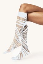 【ウォルフォード/Wolford】の31592 Organic Net Knee-Highs メッシュニーハイソックス ブルー|ID: prp329100004559153 ipo3291000000032536432