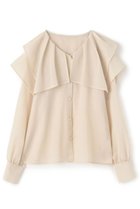 【エストラータ/STRATA】のシアーフリルブラウス 人気、トレンドファッション・服の通販 founy(ファニー) ファッション Fashion レディースファッション Fashion for Women トップス・カットソー Cut & Sew Tops シャツ・ブラウス・オフィスカジュアル Elegant Blouses & Button-Ups おすすめ Recommended / Our Picks サマー Summer, Summer Style シアー Sheer, See-Through シンプル Simple, Minimal スリーブ Sleeve, Long Sleeve / Short Sleeve デニム Denim, Jeans Material バランス Balance, Style Balance フェミニン Feminine, Girly フリル Frill, Ruffle フレア Flare, Flared ボトム Bottoms, Lower Wear ロング Long, Long-Length thumbnail アイボリー|ID: prp329100004560490 ipo3291000000032812149