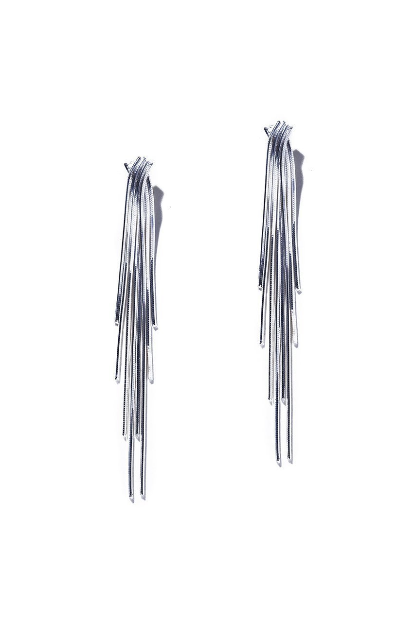 【クイップ クエイント/quip queint】のsupple ピアス 人気、トレンドファッション・服の通販 founy(ファニー) 　ファッション　Fashion　レディースファッション　Fashion for Women　ジュエリー　Jewelry　ファッションリング　Fashion Rings　イヤリング・フープ・ドロップタイプ　Hoop, Drop & Clip Earrings　なめらか　Smooth, Silky Texture　イヤリング　Earrings　クール　Cool, Chic　シルバー　Silver, Metallic Silver　セットアップ　Set-Up, Coordinated Outfit　ロング　Long, Long-Length　 other-1|ID: prp329100004560496 ipo3291000000035612983