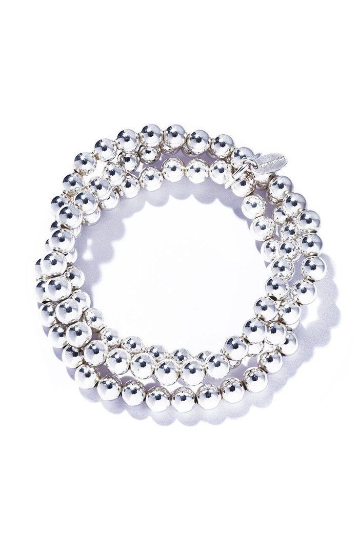 【クイップ クエイント/quip queint】のthree bowling ブレスレット M インテリア・キッズ・メンズ・レディースファッション・服の通販 founy(ファニー) https://founy.com/ ファッション Fashion レディースファッション Fashion for Women ジュエリー Jewelry チェーン＆カフブレスレット Cuff & Chain Bracelets バングル・カフブレスレット Bangles & Cuff Bracelets シルバー Silver, Metallic Silver シンプル Simple, Minimal デニム Denim, Jeans Material ブレスレット Bracelet, Wristband モダン Modern, Contemporary |ID: prp329100004560506 ipo3291000000035758990