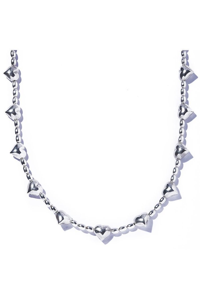 【クイップ クエイント/quip queint】のchunky heart middle ネックレス インテリア・キッズ・メンズ・レディースファッション・服の通販 founy(ファニー) https://founy.com/ ファッション Fashion レディースファッション Fashion for Women ジュエリー Jewelry ネックレス Necklaces & Pendants シルバー Silver, Metallic Silver ドレープ Drape, Draping Fabric ネックレス Necklace, Pendant Necklace |ID: prp329100004560524 ipo3291000000036116308