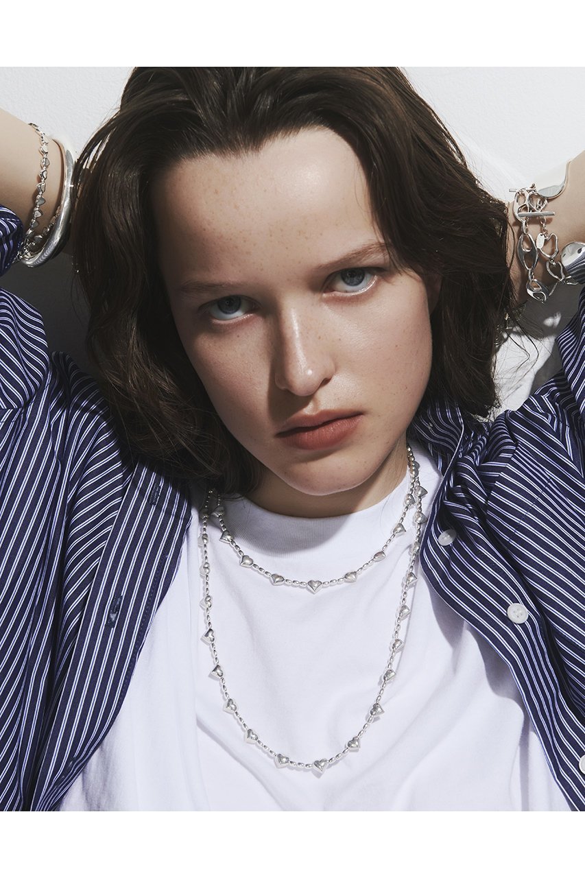 【クイップ クエイント/quip queint】のchunky heart ネックレス 人気、トレンドファッション・服の通販 founy(ファニー) 　ファッション　Fashion　レディースファッション　Fashion for Women　ジュエリー　Jewelry　ネックレス　Necklaces & Pendants　おすすめ　Recommended / Our Picks　シルバー　Silver, Metallic Silver　シンプル　Simple, Minimal　チェーン　Chain, Chain Strap　ネックレス　Necklace, Pendant Necklace　バランス　Balance, Style Balance　ミックス　Mix, Mixed Style　other-5|ID: prp329100004560525 ipo3291000000035613070