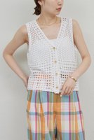 【ガリャルダガランテ/GALLARDAGALANTE】の【HERITANOVUM】レースニットベスト 人気、トレンドファッション・服の通販 founy(ファニー) ファッション Fashion レディースファッション WOMEN アウター Coat Outerwear ジャケット Jackets おすすめ Recommend ジャケット Jacket スタンダード Standard デニム Denim フェミニン Feminine ベスト Vest レース Race NEW・新作・新着・新入荷 New Arrivals |ID:prp329100004560538