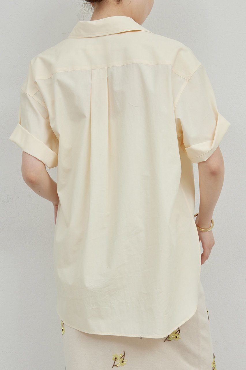 【ガリャルダガランテ/GALLARDAGALANTE】の【HERITANOVUM】タイプライタータイドシャツ 人気、トレンドファッション・服の通販 founy(ファニー) 　ファッション　Fashion　レディースファッション　WOMEN　トップス・カットソー　Tops/Tshirt　シャツ/ブラウス　Shirts/Blouses　ショート　Short　スタンダード　Standard　スリーブ　Sleeve　タイプライター　Typewriter　リボン　Ribbon　NEW・新作・新着・新入荷　New Arrivals　other-8|ID: prp329100004560541 ipo3291000000032244244
