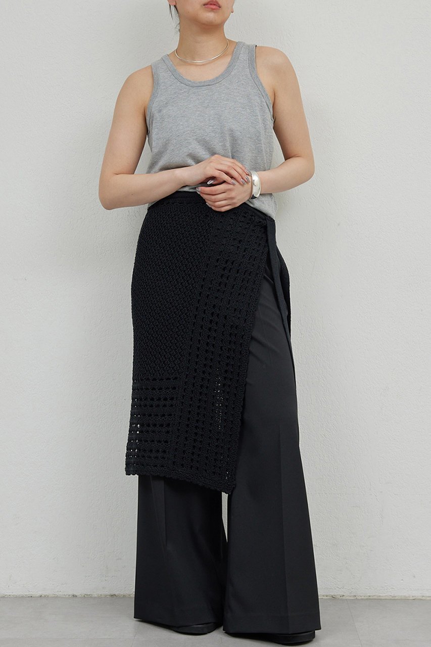 【ガリャルダガランテ/GALLARDAGALANTE】の【HERITANOVUM】レースラップスカート 人気、トレンドファッション・服の通販 founy(ファニー) 　ファッション　Fashion　レディースファッション　WOMEN　スカート　Skirt　おすすめ　Recommend　スタンダード　Standard　セットアップ　Set Up　バランス　Balance　フェミニン　Feminine　ベスト　Vest　ラップ　Wrap　レース　Race　NEW・新作・新着・新入荷　New Arrivals　other-2|ID: prp329100004560545 ipo3291000000032244277