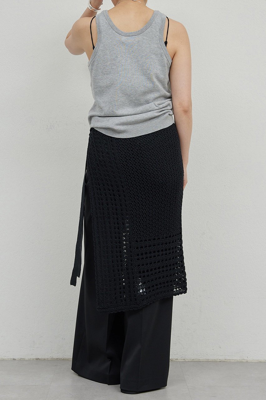 【ガリャルダガランテ/GALLARDAGALANTE】の【HERITANOVUM】レースラップスカート 人気、トレンドファッション・服の通販 founy(ファニー) 　ファッション　Fashion　レディースファッション　WOMEN　スカート　Skirt　おすすめ　Recommend　スタンダード　Standard　セットアップ　Set Up　バランス　Balance　フェミニン　Feminine　ベスト　Vest　ラップ　Wrap　レース　Race　NEW・新作・新着・新入荷　New Arrivals　other-5|ID: prp329100004560545 ipo3291000000032244280